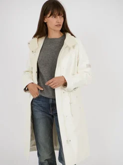 Coat Waterproof in Latte/Cream