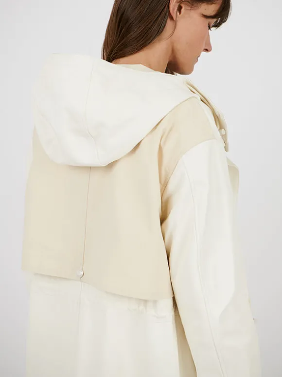 Coat Waterproof in Latte/Cream