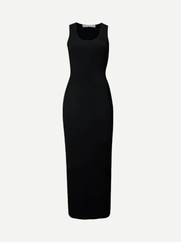 Cole Knit Dress in Black