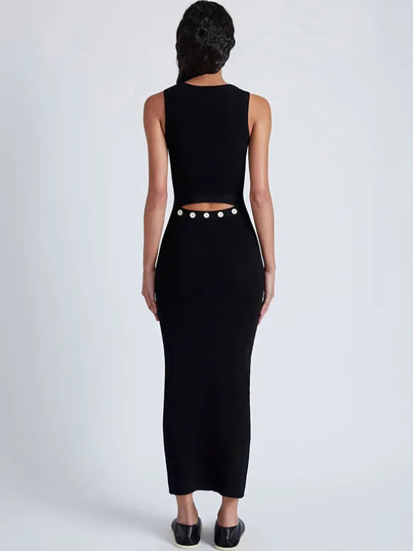 Cole Knit Dress in Black