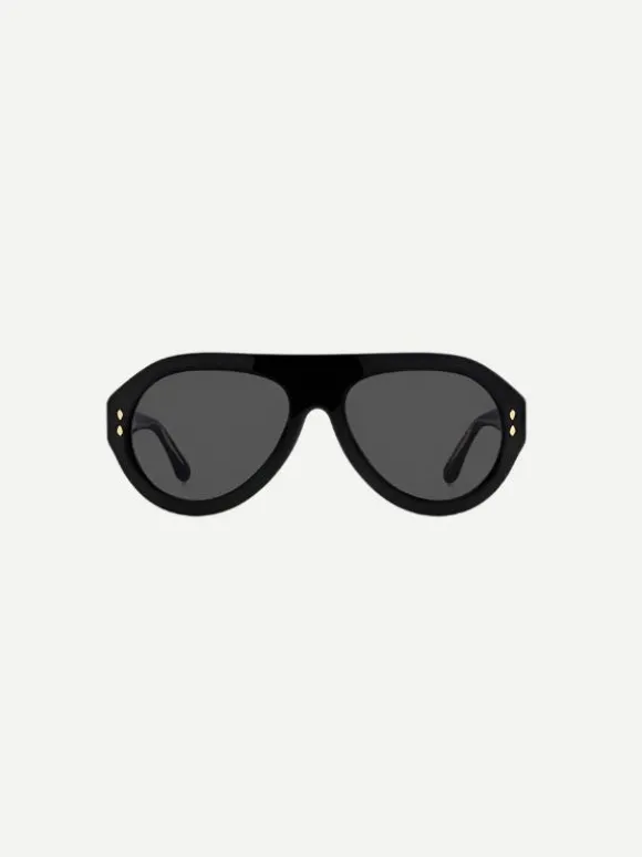 Darly Sunglasses in Black/Gold