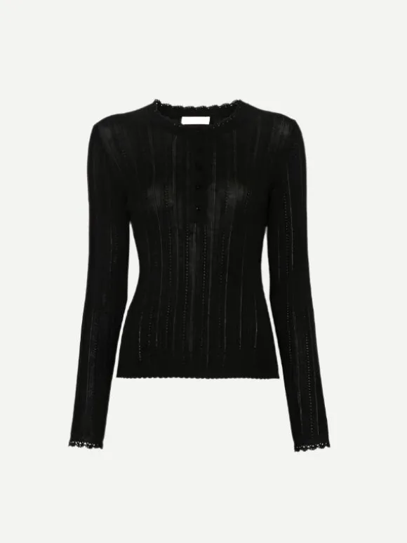 Delia Top in Noir