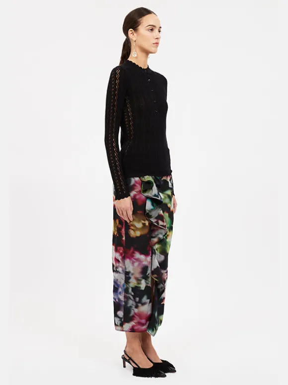 Delia Top in Noir