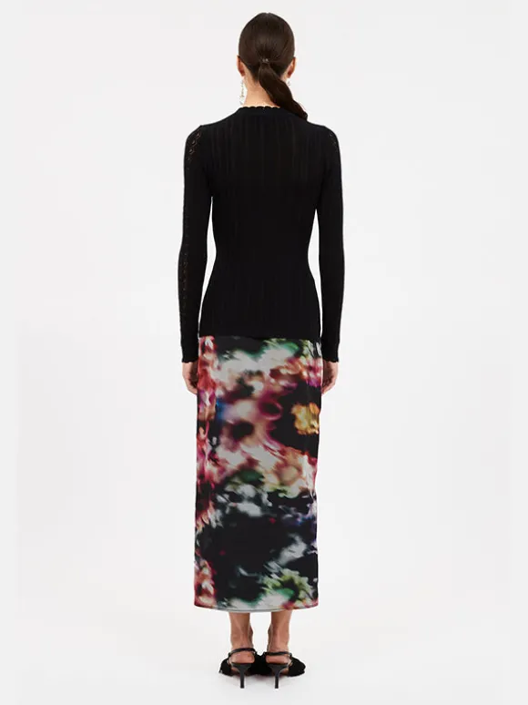Delia Top in Noir