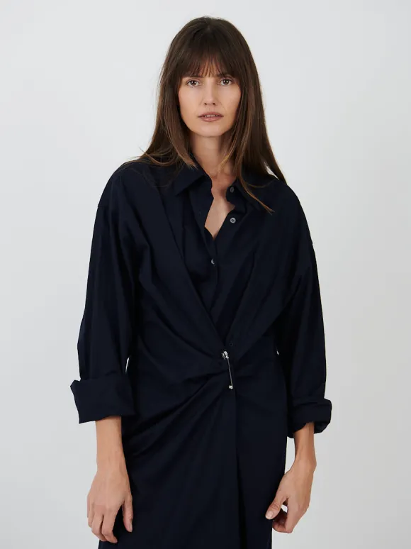 Delicks Dress in Navy