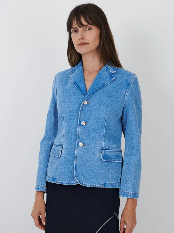 Denim Jacket in Colbolt
