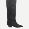 Denvee High Boots in Faded Black