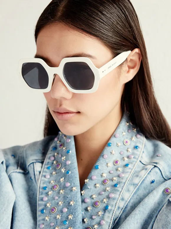 Ely Sunglasses in White