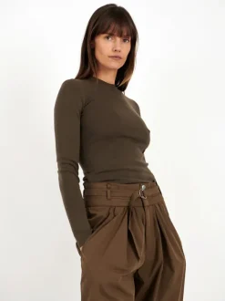 Erwin Pullover in Khaki