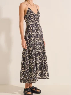 Eucleia Dress in Clover Print