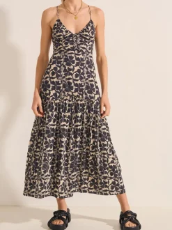 Eucleia Dress in Clover Print