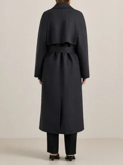 Evans Coat in Charcoal Melange