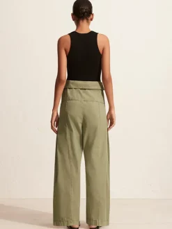 Fisherman Drawcord Pant in Oregano