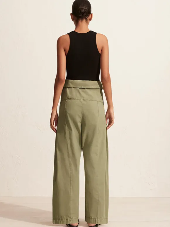 Fisherman Drawcord Pant in Oregano