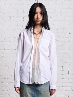 Foldout Shirt in White
