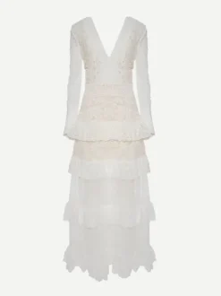 Footloose Lacey Dress in White