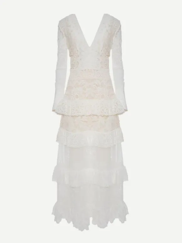 Footloose Lacey Dress in White