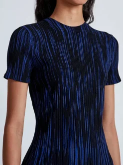 Foster Knit Top in Navy/Black