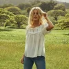 Frances Top in Salt Lace