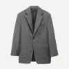 Gael Boyfriend Jacket in Heather Grey