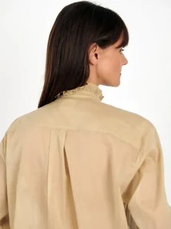 Gamble Top in Light Kahki