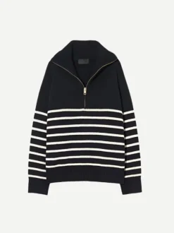 Ganze Sweater in Dark Navy/Stripe