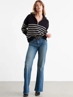 Ganze Sweater in Dark Navy/Stripe