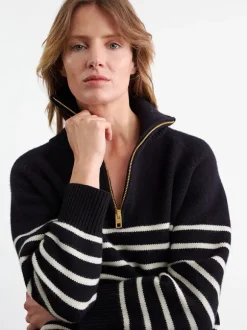 Ganze Sweater in Dark Navy/Stripe