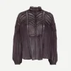 Gelma Top in Dark Plum