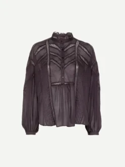 Gelma Top in Dark Plum