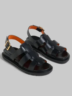 Gladiator Fussbett Sandals In Black
