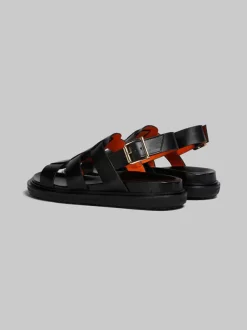 Gladiator Fussbett Sandals In Black