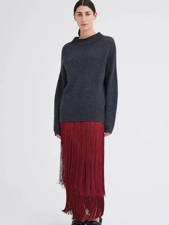 Grayson Sweater in Char Marle