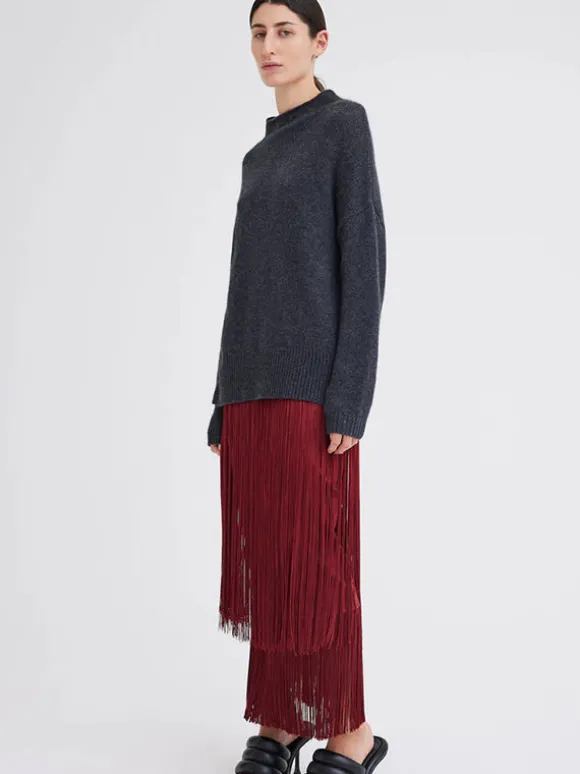 Grayson Sweater in Char Marle