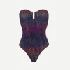 Halo Bustier in Imprime Cameleon