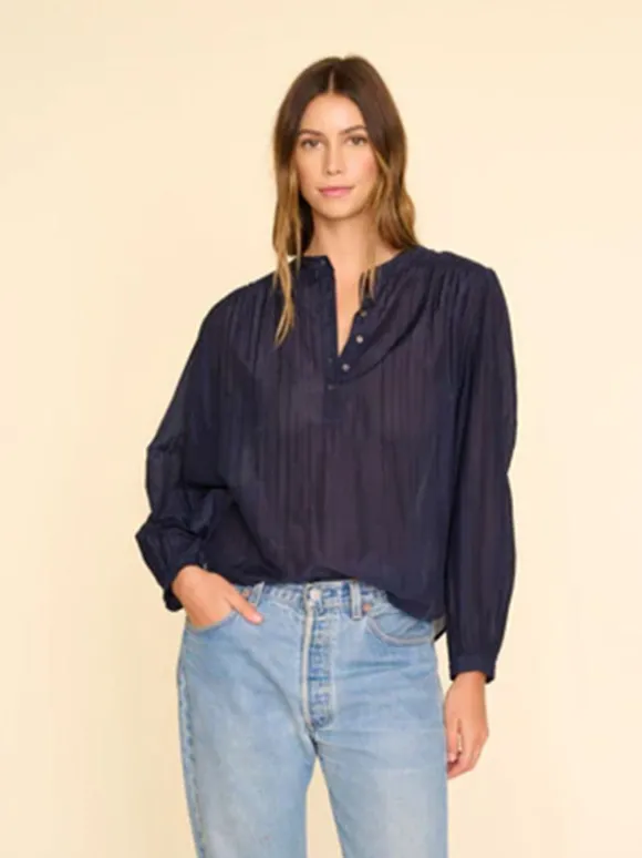 Hattie Top in Navy