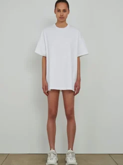 HB Oversized Tee in Off White