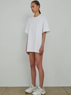 HB Oversized Tee in Off White