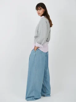 Henies Top in Grey Melange