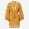 Hesiode Dress in Golden Yellow