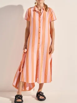 Hypnos Shirt Dress in Xora Stripe