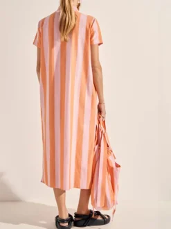 Hypnos Shirt Dress in Xora Stripe