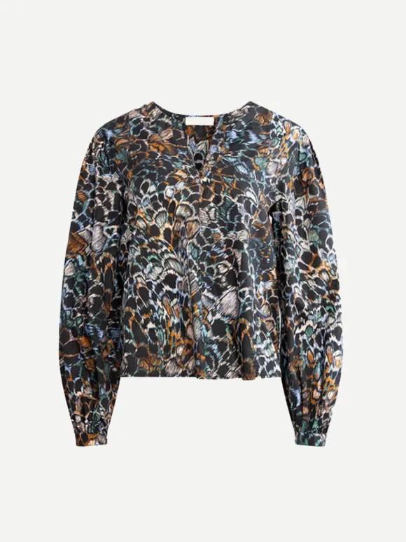 Ilara Blouse in Starling