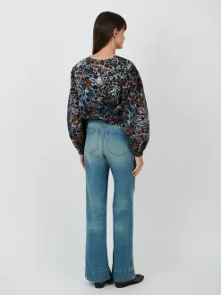 Ilara Blouse in Starling