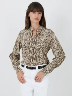 Ilda Shirt in Natural Python