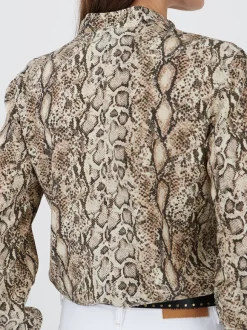 Ilda Shirt in Natural Python