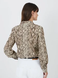 Ilda Shirt in Natural Python
