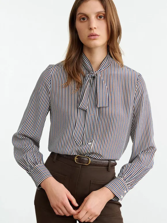 Irina Top in Ivy Navy Stripe
