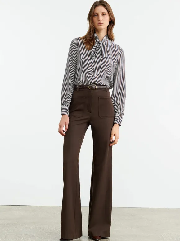 Irina Top in Ivy Navy Stripe