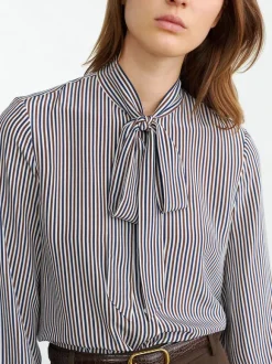 Irina Top in Ivy Navy Stripe